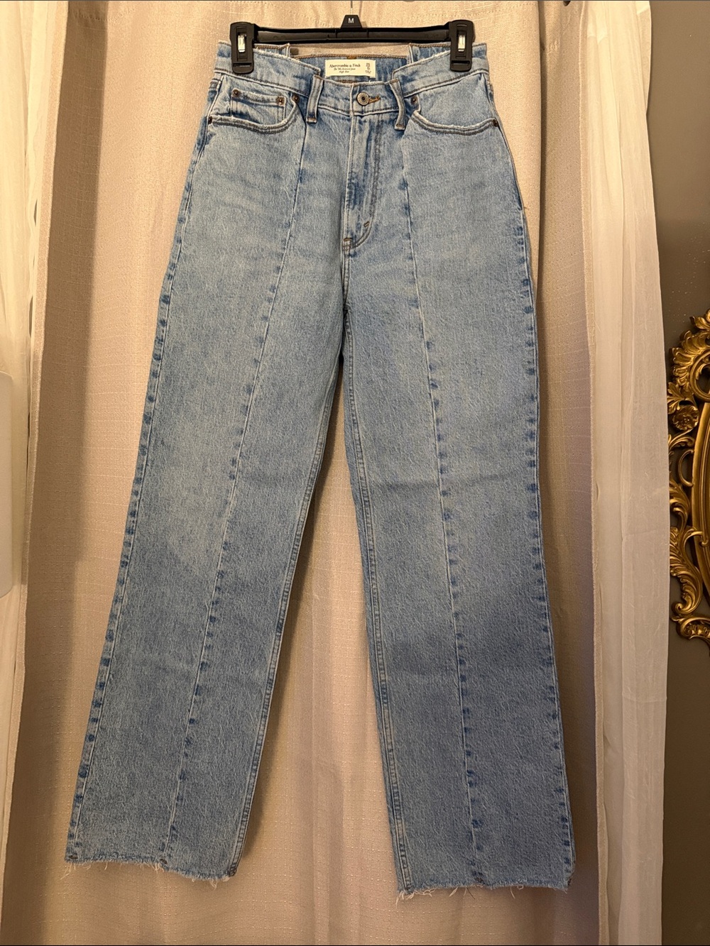 Abercrombie & Fitch Light Blue Straight Leg Jeans